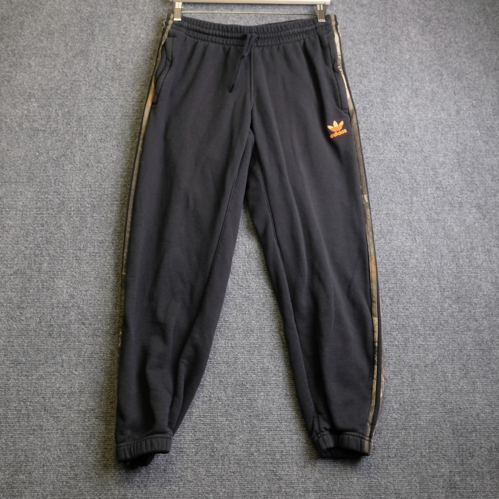 Adidas Sweatpants Mens Medium Black Camo Stripe Joggers GD5948 SEO Activewear